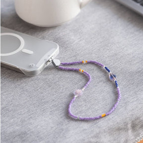 M.Beads Phone Bracelet - FLOWER Series, Lilac