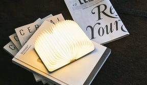 Lito Mini Book Lamp, Red/Gray | Lumio - Wake Concept Store  