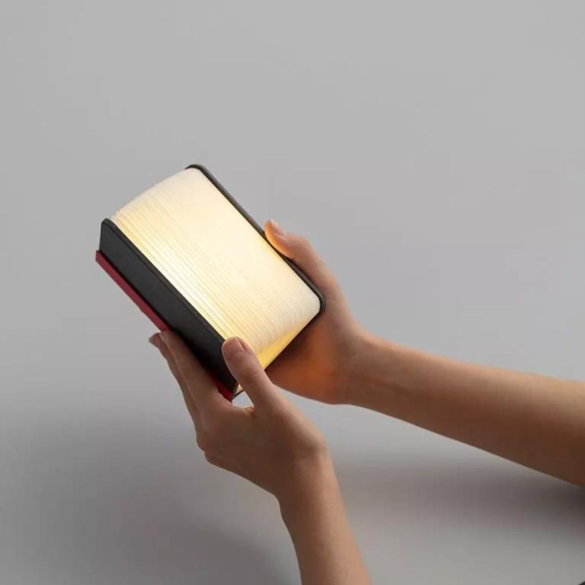 Lito Mini Book Lamp, Red/Gray | Lumio - Wake Concept Store  