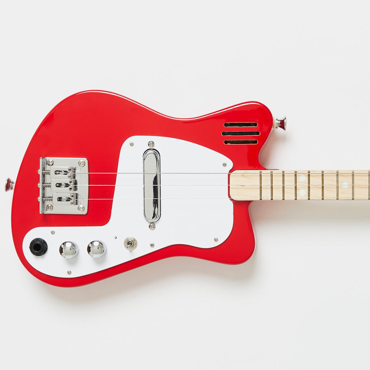 Loog Mini Electric Guitar for Kids, Red