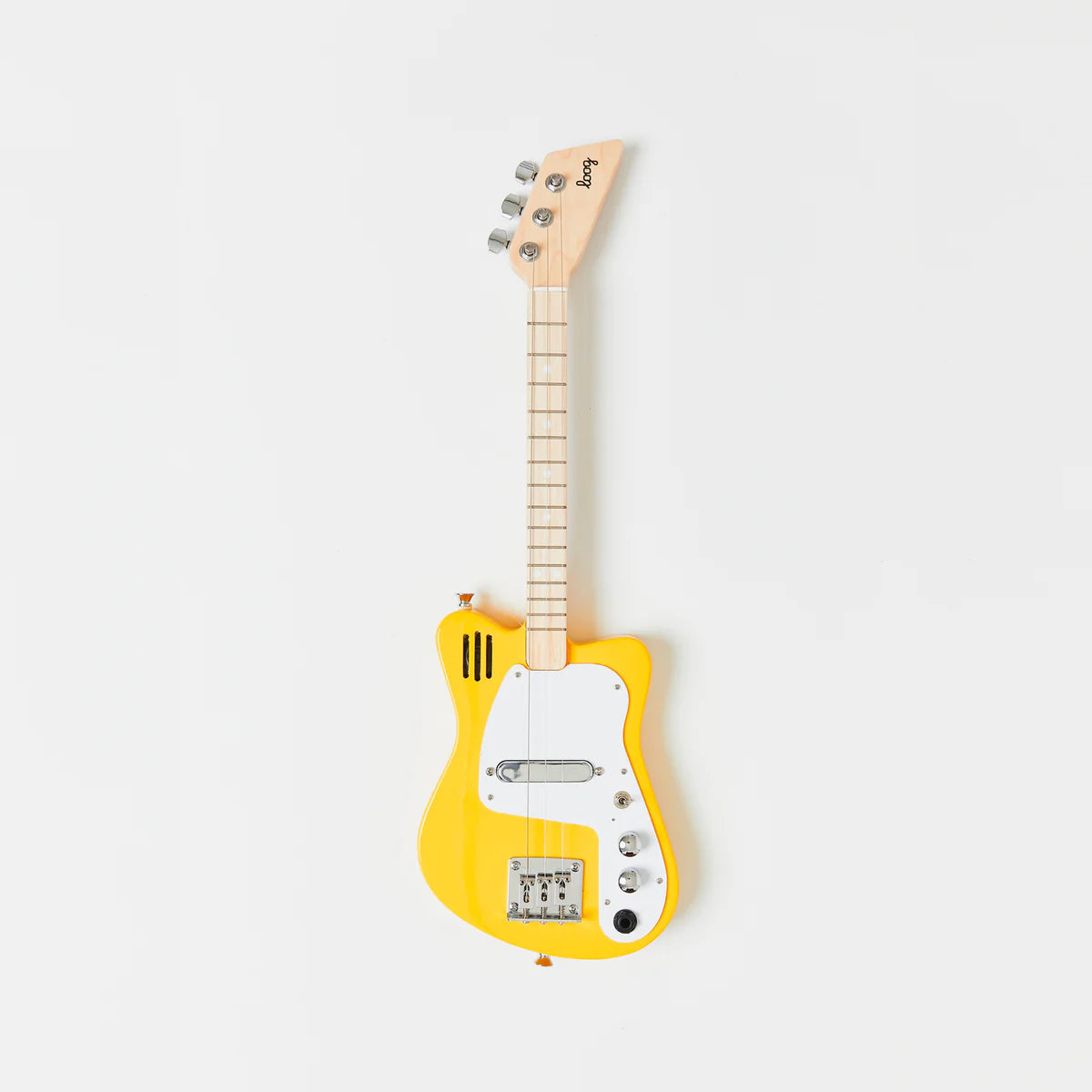 Loog Mini Electric Guitar for Kids, Yellow