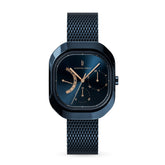 Multimatica, Blue Rose/ Gold Mesh Strap