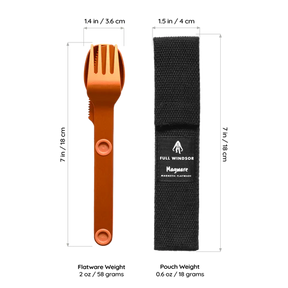 Magware - Magnetic Flatware Single Set, Blue