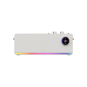 PartyStudio Speaker with Built-in Sounds & MIDI Support, White