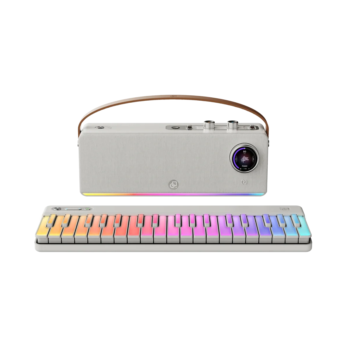 PartyStudio + PartyKeys Music Expert Combo, White