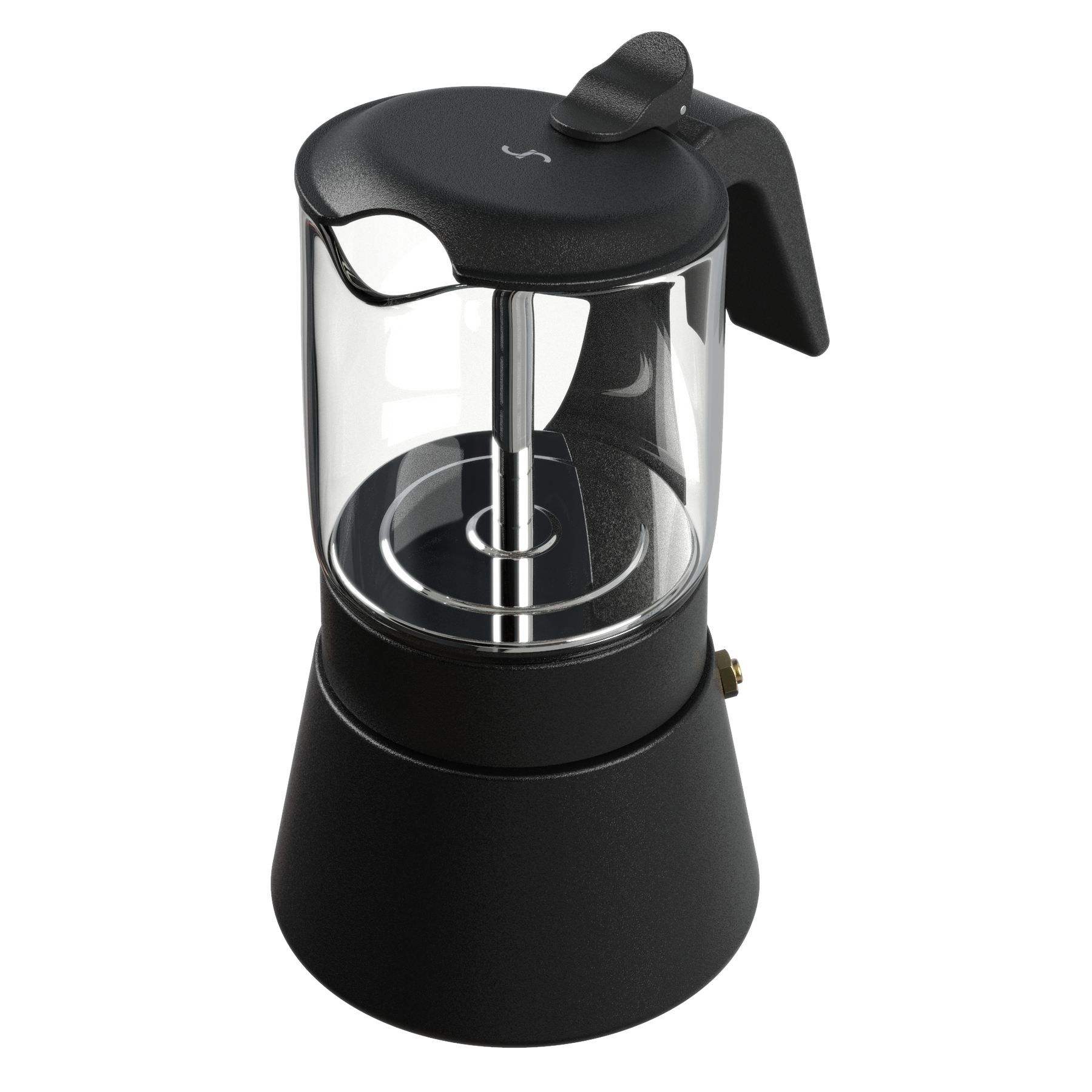 ClearBrew Moka Pot, Black