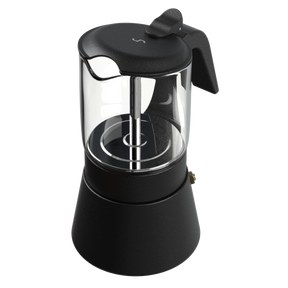 ClearBrew Moka Pot, Black