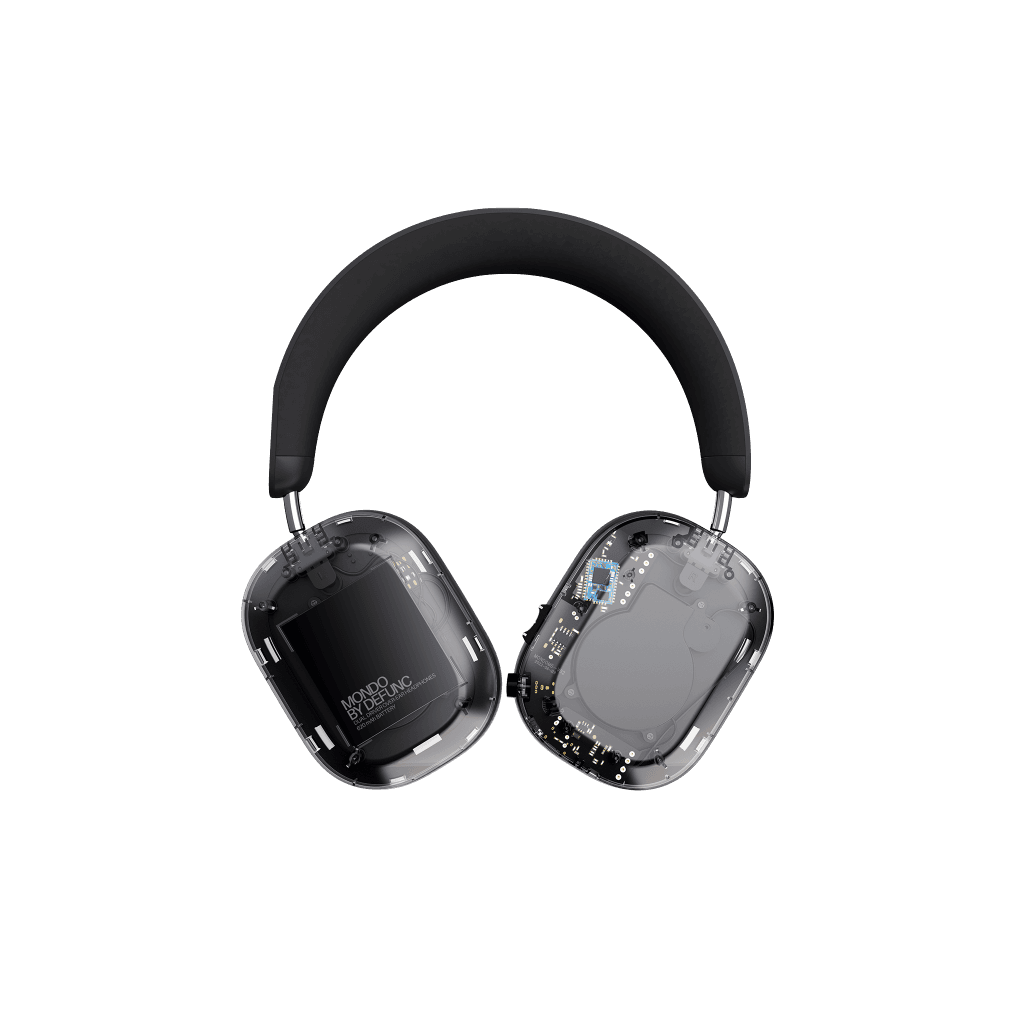 MONDO Over-Ear Headphones, Transparent