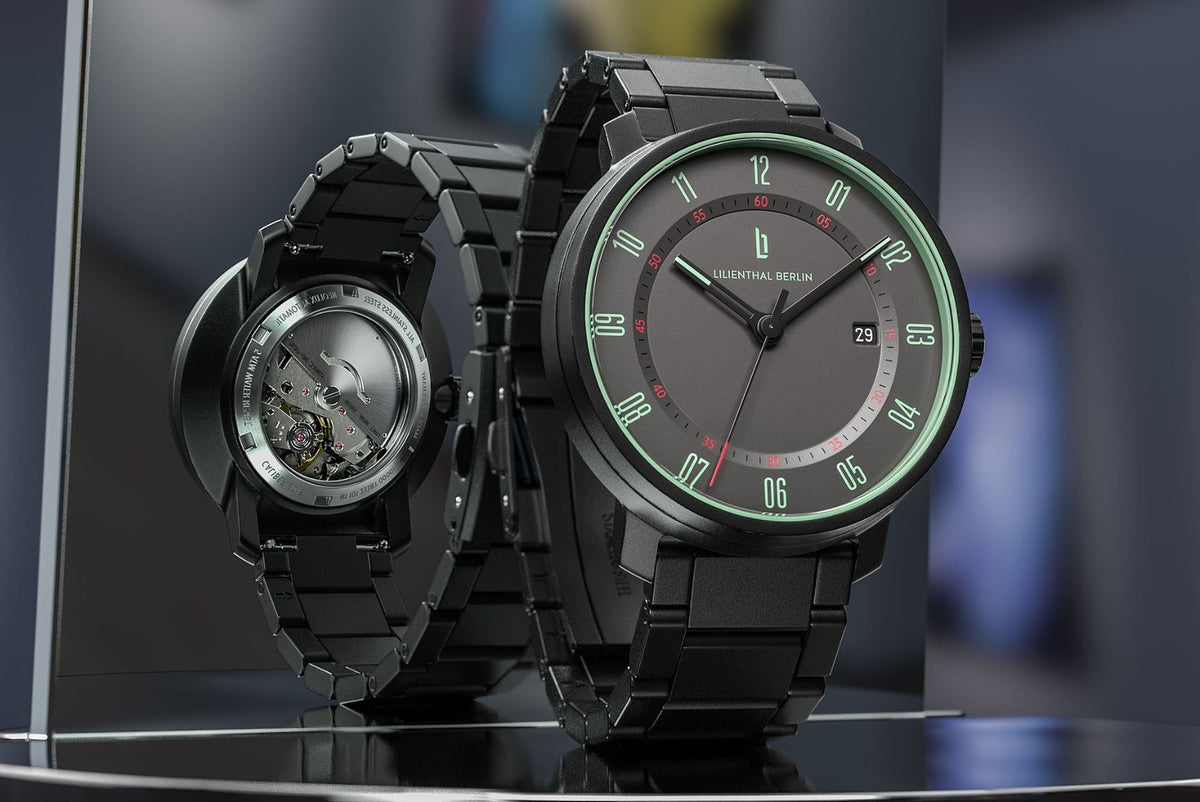 Neolux, Grey Mint/ Stainless Steel Black Matte