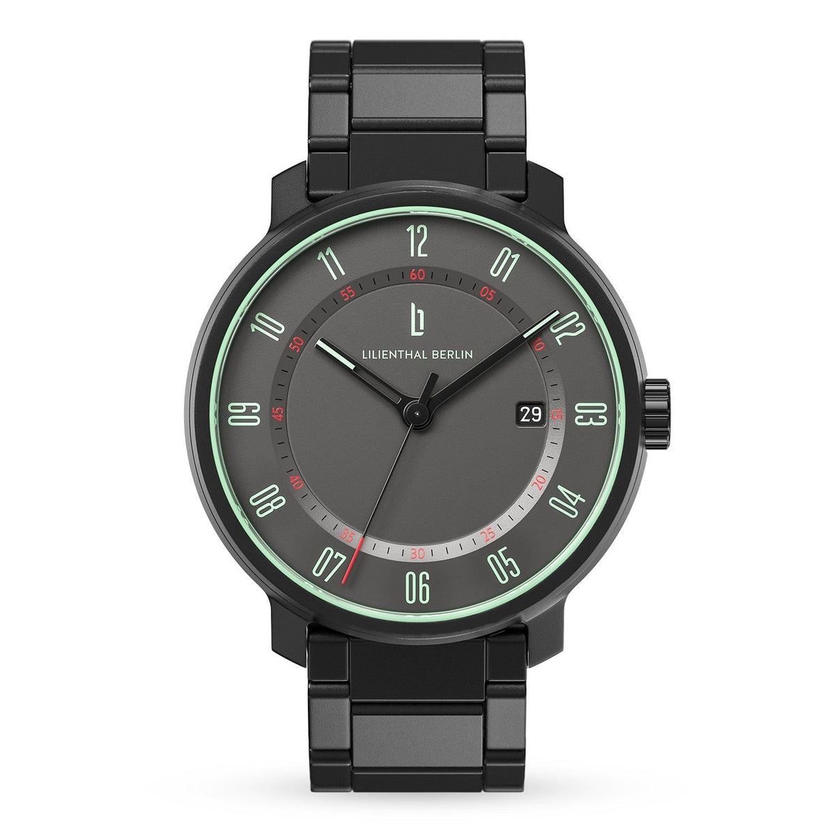 Neolux, Grey Mint/ Stainless Steel Black Matte