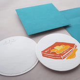 Hong Kong Food Letterpress Notecard