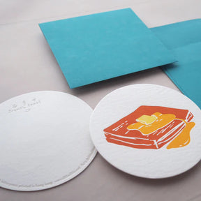 Hong Kong Food Letterpress Notecard