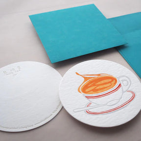 Hong Kong Food Letterpress Notecard