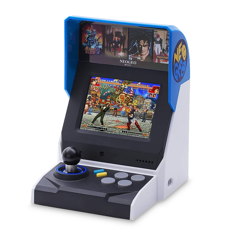 Neogeo Mini Arcade Console Combo (Preloaded with 40 Classic SNK Games)