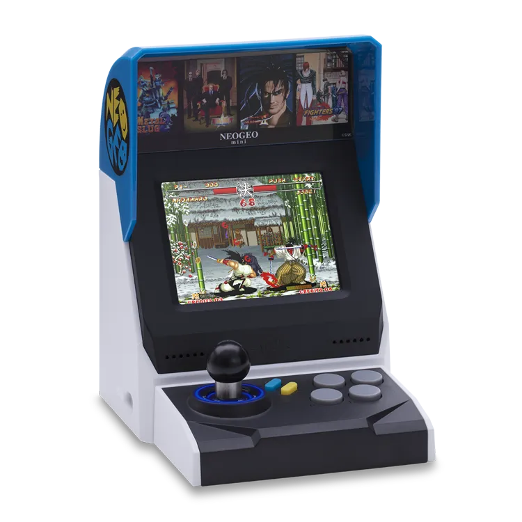 Neogeo Mini Arcade Console Combo (Preloaded with 40 Classic SNK Games)