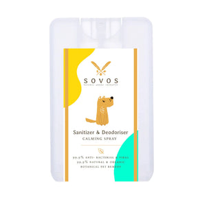 Organic Sanitizer & Deodoriser Calming Spray for Dogs | Sovos - Wake Concept Store  