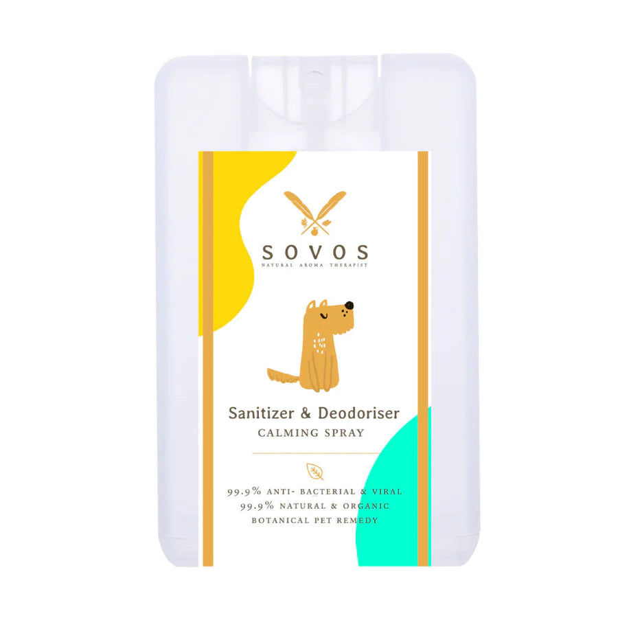 Organic Sanitizer & Deodoriser Calming Spray for Dogs | Sovos - Wake Concept Store  