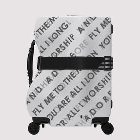 OOKONN Curve 20" Carry-on Luggage, Fly Me To The Moon