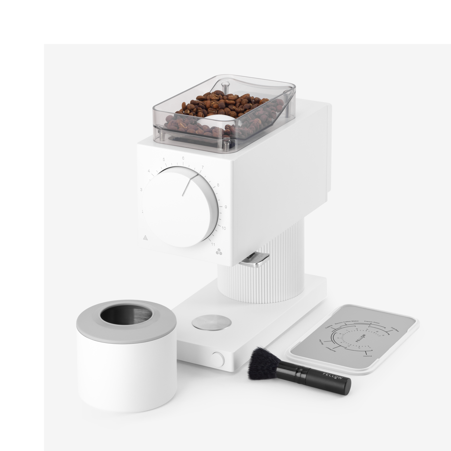 Ode Brew Grinder Gen 2, Matte White