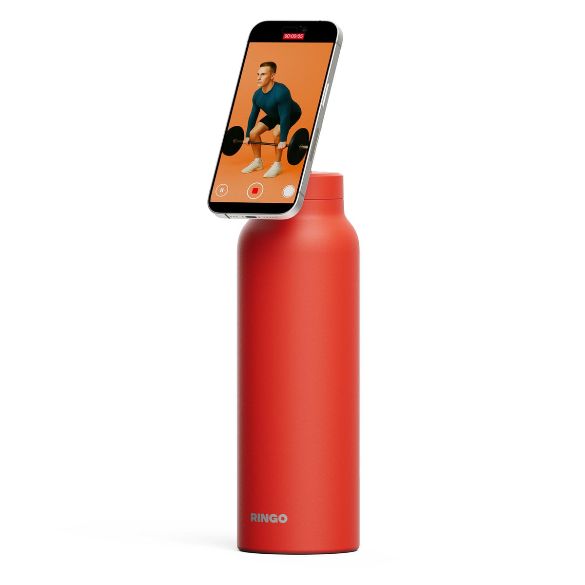 RINGO PRO Magsafe Water Bottle with Sip Lid 24oz, Orange