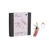 Leather Key Organizer + Ring v2 Gift Set, Cotton Candy