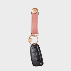 Leather Key Organizer + Ring v2 Gift Set, Cotton Candy