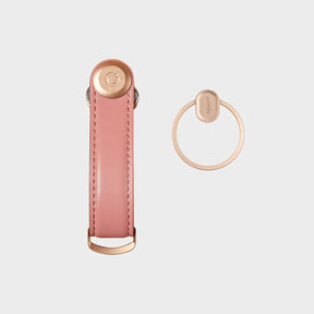 Leather Key Organizer + Ring v2 Gift Set, Cotton Candy