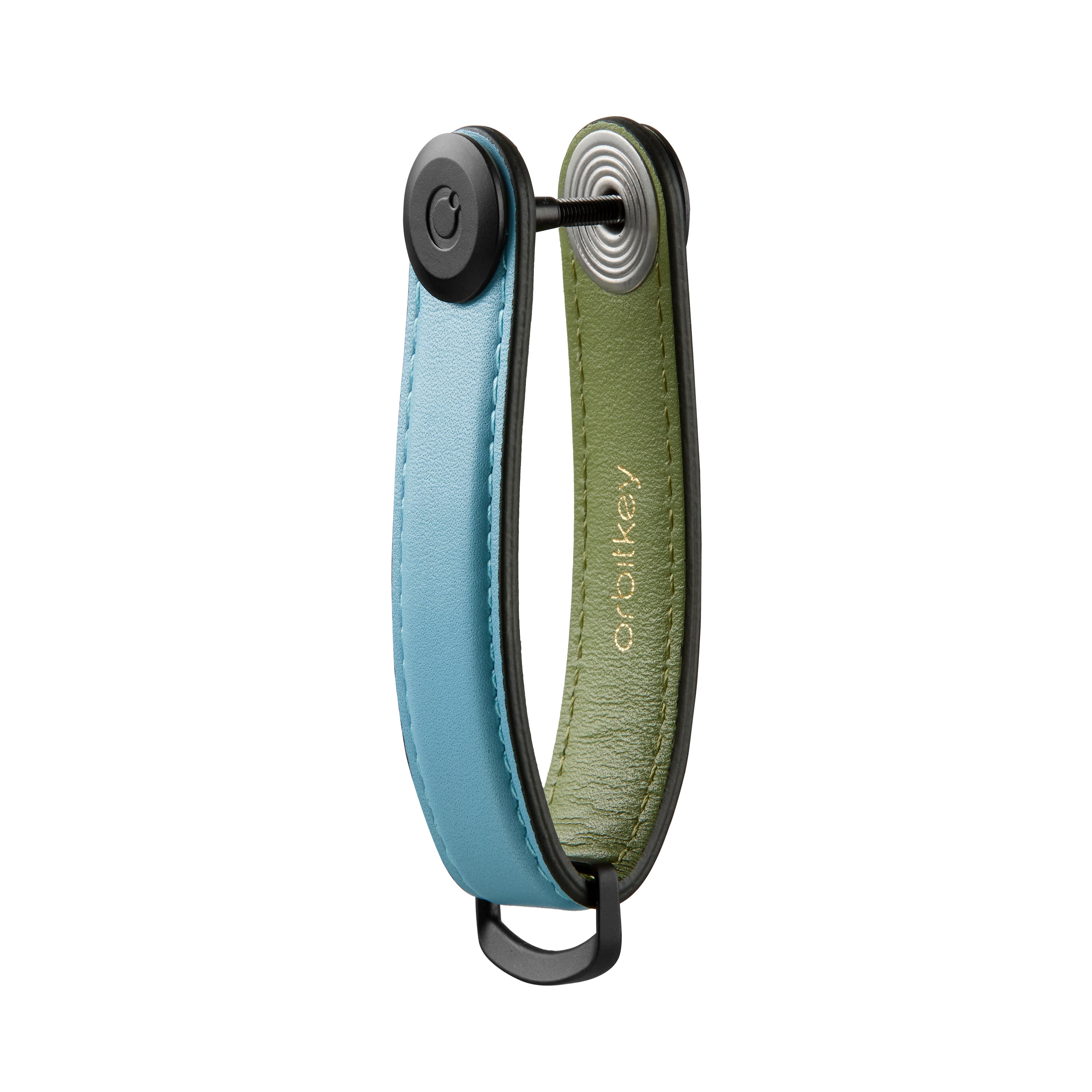 Seasonal Colour Leather Key Organiser, Sea Foam | Orbitkey - Wake Concept Store  