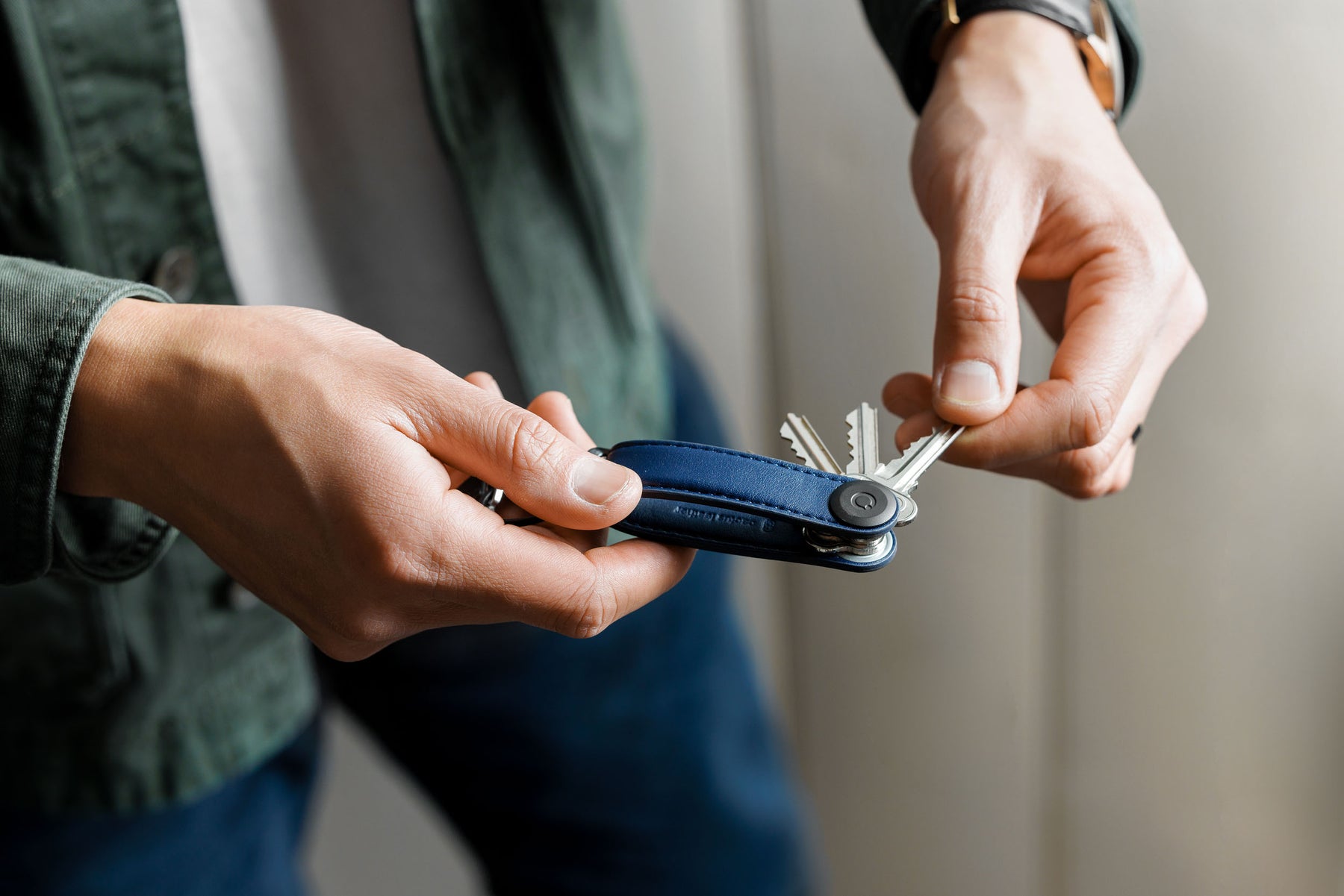 Cactus Key Organiser, Navy | Orbitkey - Wake Concept Store  