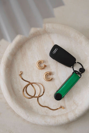 Seasonal Colour Leather Key Organiser, Island Green | Orbitkey - Wake Concept Store  