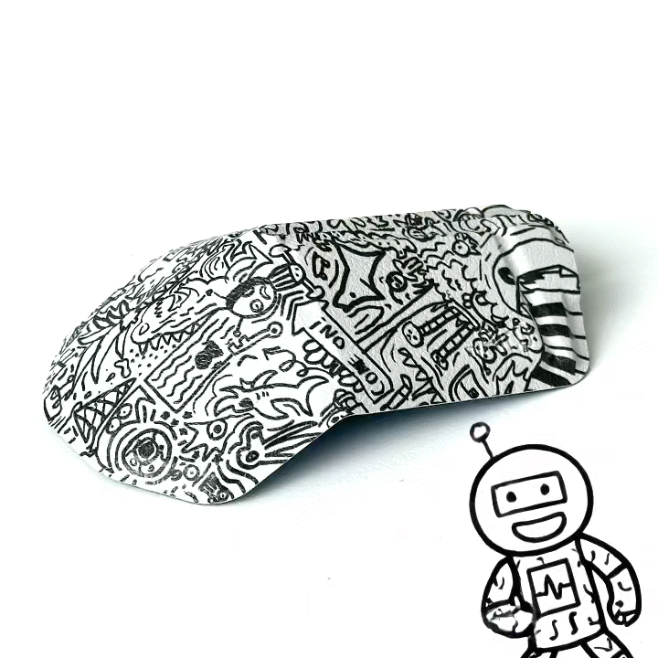 OriMouse x Art Foldable Bluetooth Mouse, Adventures