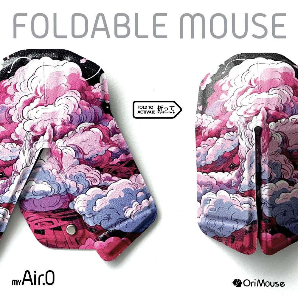 OriMouse x Art Foldable Bluetooth Mouse, Dream Scape