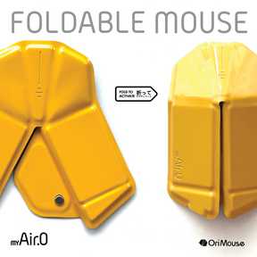 OriMouse Foldable Bluetooth Mouse, Racing Amber