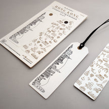 HK letterpress gift tag & bookmark (set of 6)