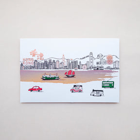 Hong Kong Letterpress Greeting Card