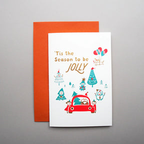 Letterpress Christmas Card