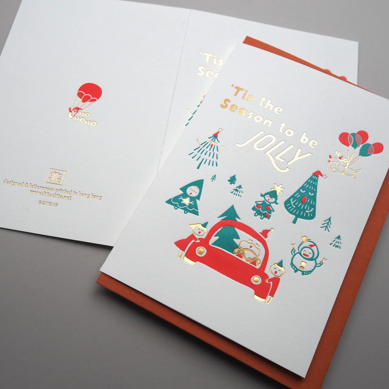 Letterpress Christmas Card