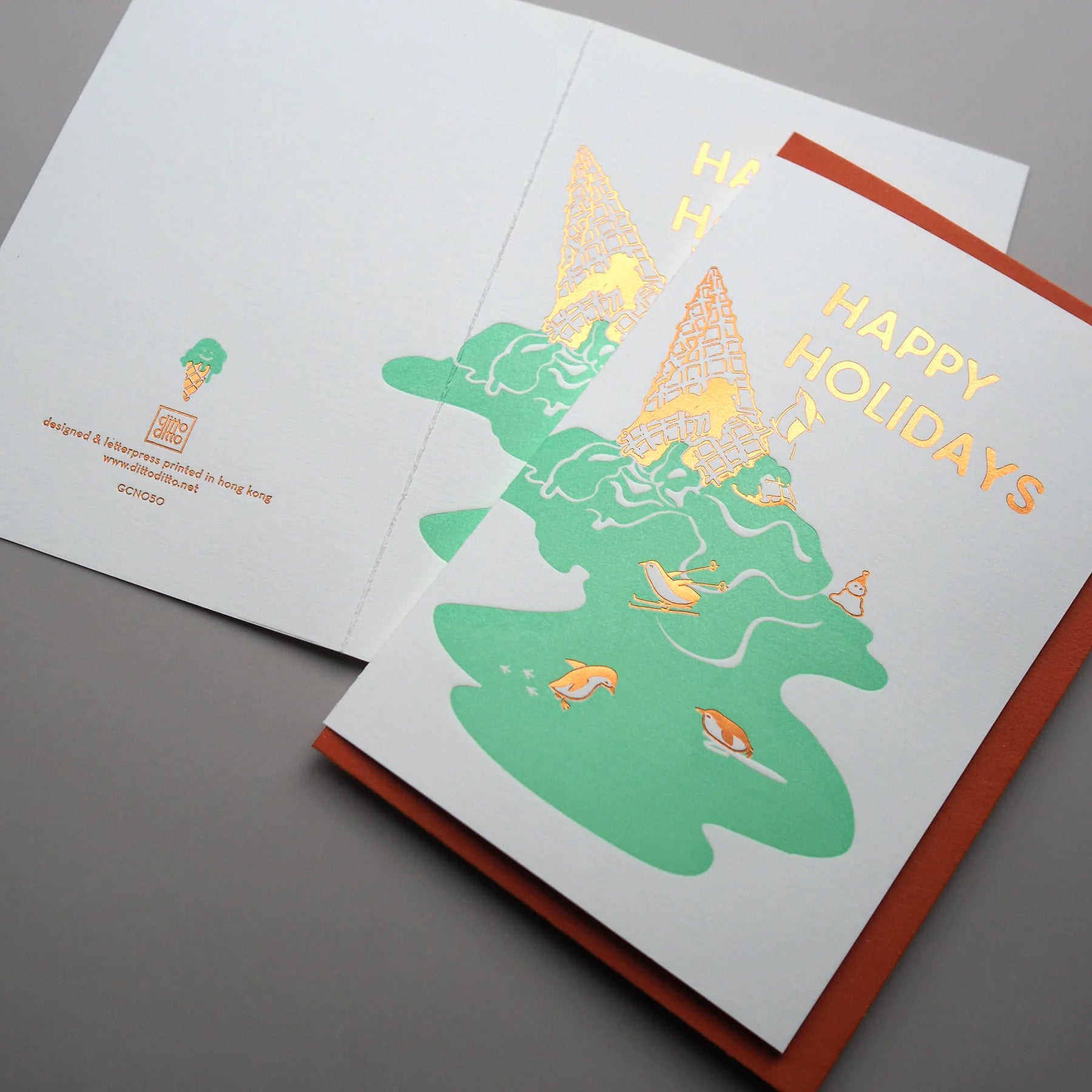 Letterpress Christmas Card