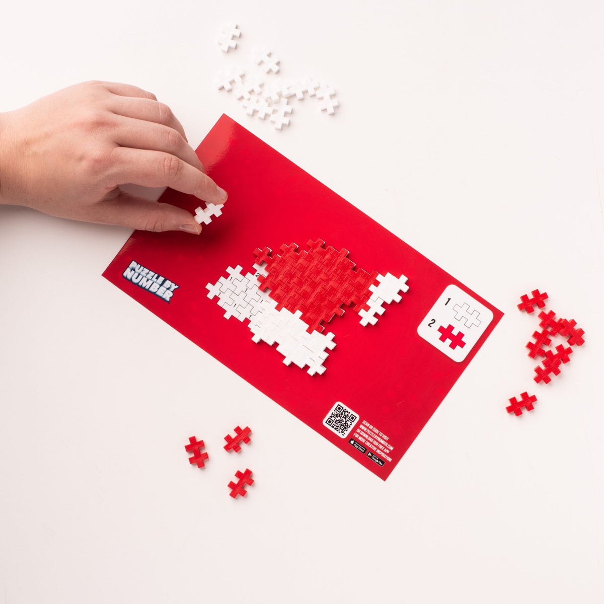 Puzzle by Number Holiday, Santa Hat