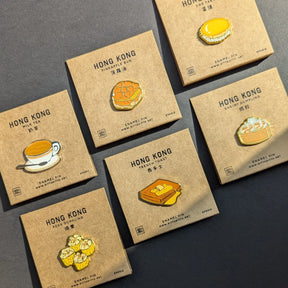 Hong Kong Food Theme Enamel Pin