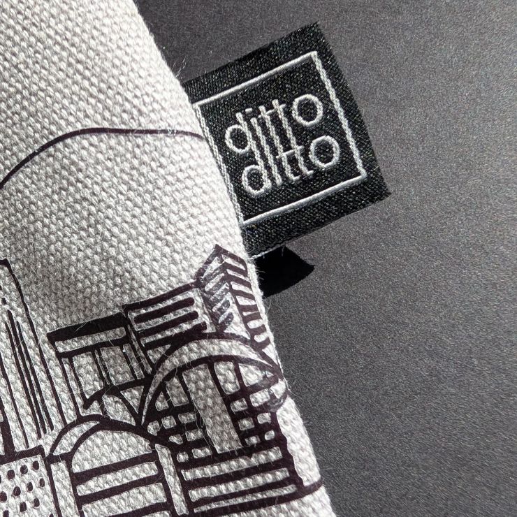 Hong Kong Embroidered Tote Bag