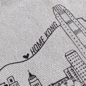 Hong Kong Embroidered Tote Bag