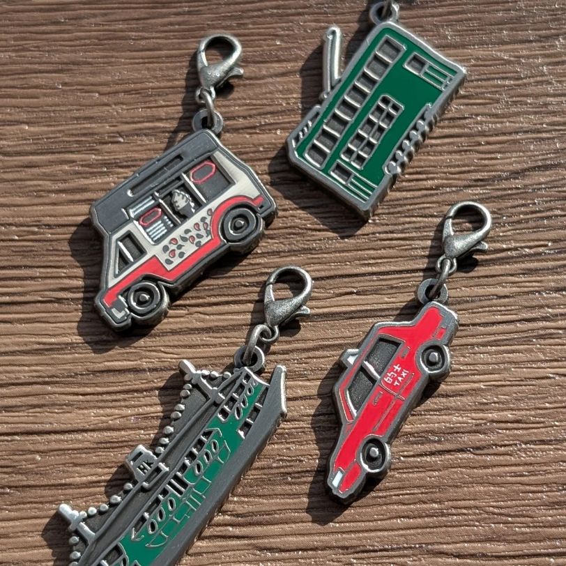 Hong Kong Theme Metal Charm