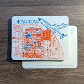 Hong Kong District Letterpress Postcard