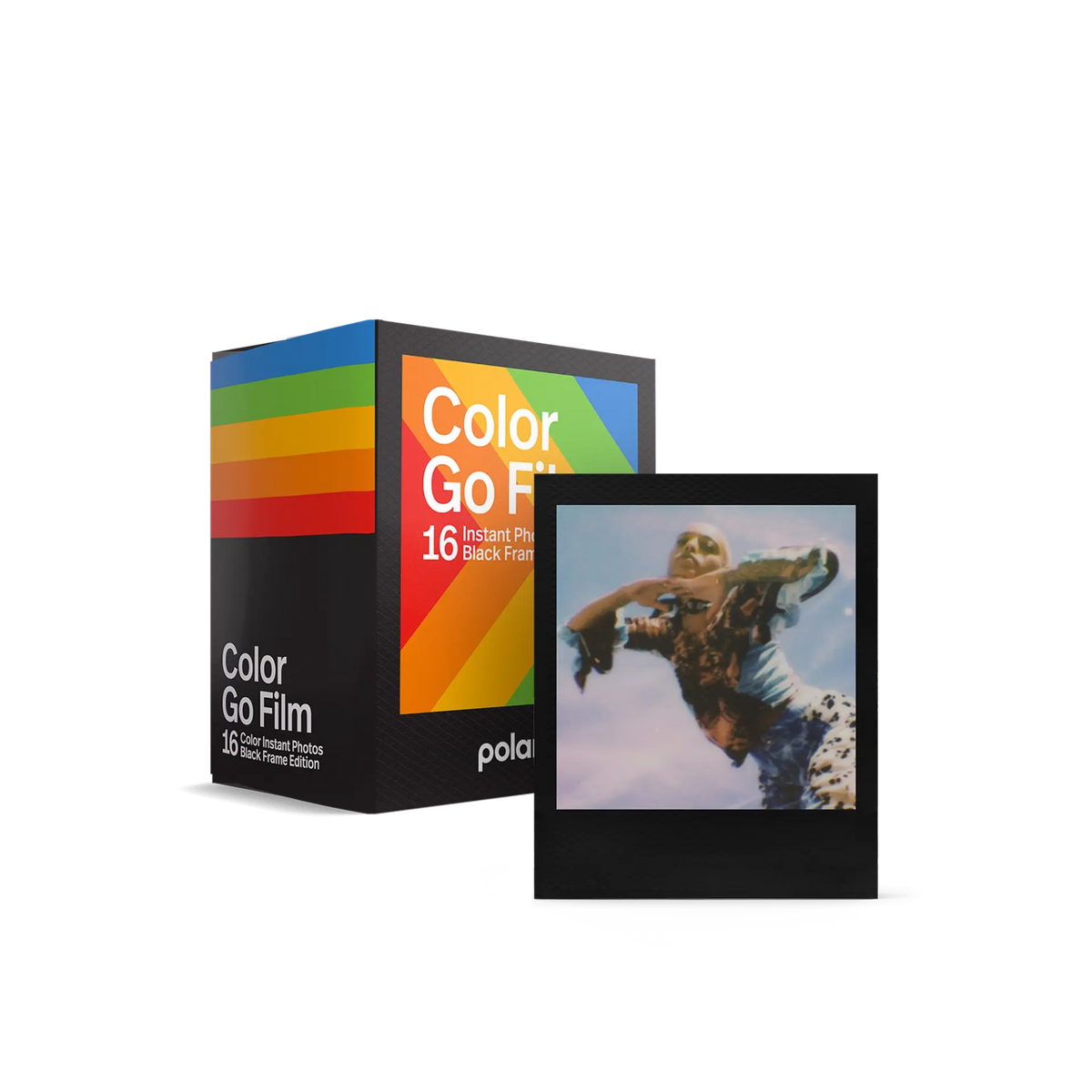 Polaroid Go Color Film Double Pack, Black Frame Edition