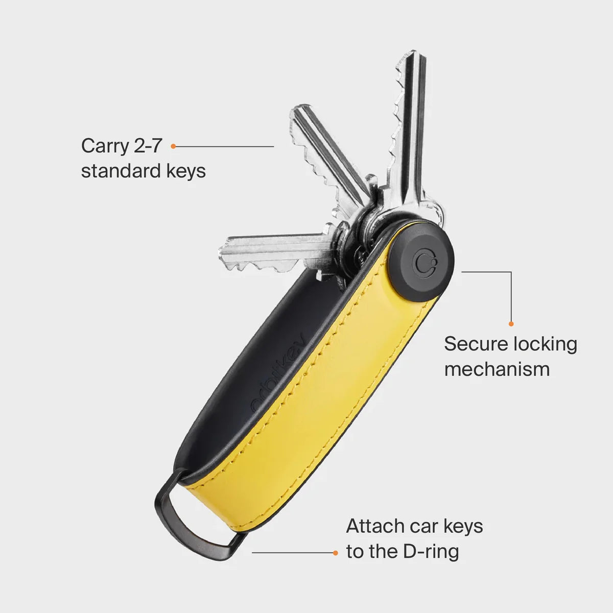 Hybrid Key Organiser, Lake Blue