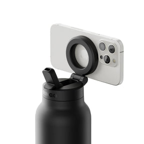 RINGO PRO Magsafe Water Bottle with Sip Lid 24oz, Black