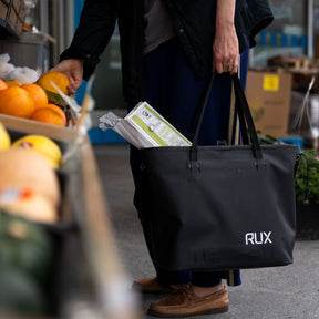 RUX Waterproof Tote Bag 30L, Black