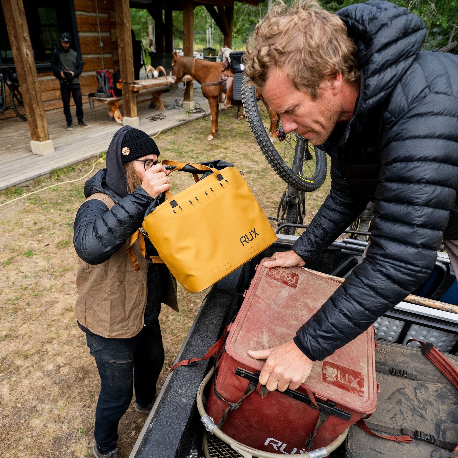RUX Waterproof Tote Bag 30L, Bronze