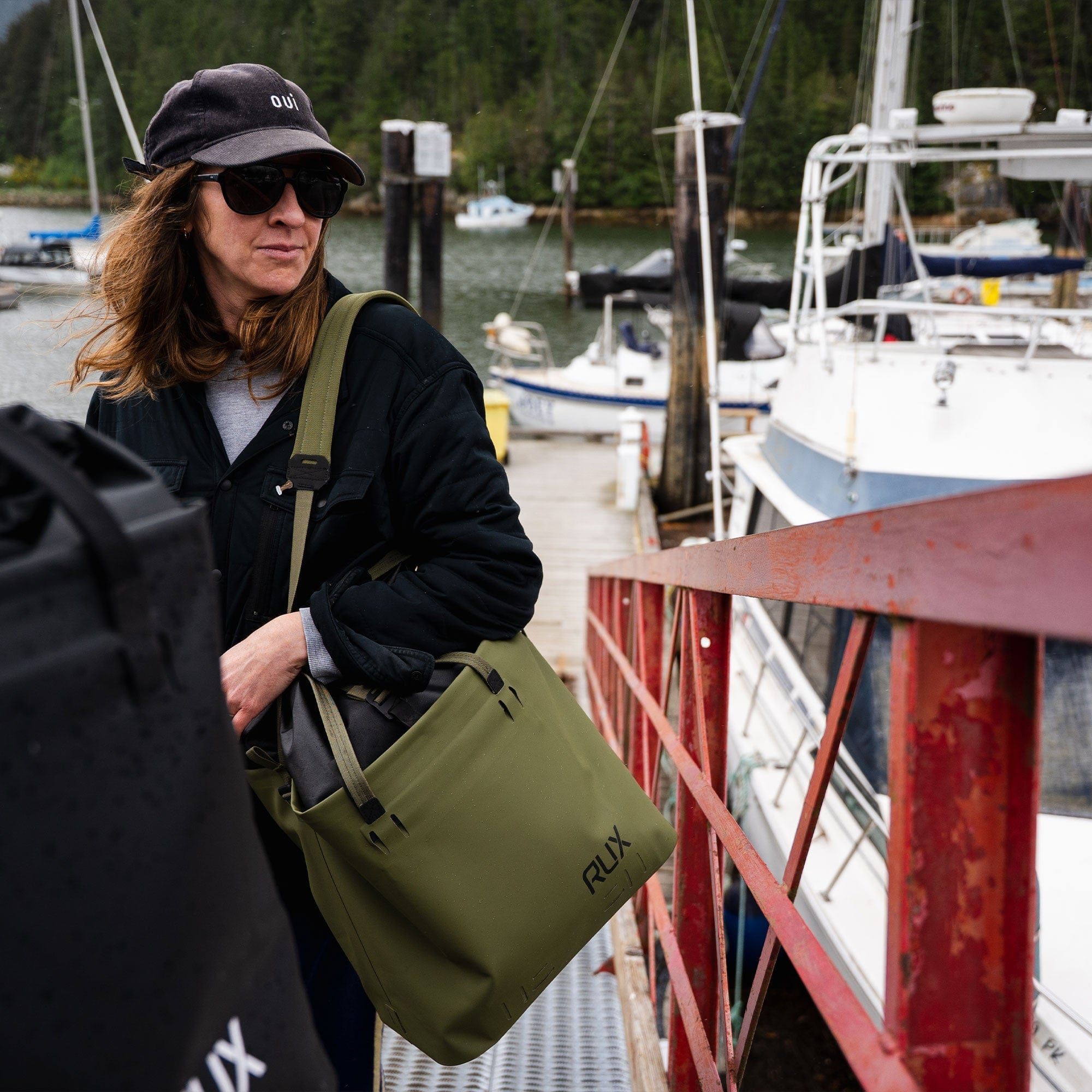 RUX Waterproof Tote Bag 30L, Green